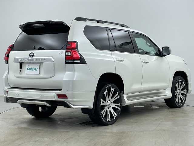 トヨタ ランドクルーザー プラド TX Lパッケージ 道央・札幌 2023(令5)年 3.7万km ホワイトパールクリスタルシャイン ・4WD/・寒冷地仕様/・純正ディスプレイオーディオナビ(BT&Miracast&スマホ連携)/・全方位モニター/・サンルーフ/・モデリスタエアロ(F.R)/・トヨタセーフティセンス/・D/N席パワーシート/・D/N席シートヒーター/・D/N席ベンチレーション/・サンルーフ/・ルーフレール/・ドアミラーヒーター/・純正エンジンスターター/・スマートキー/・スペアキー/・社外AW22インチ/・ワンオーナー