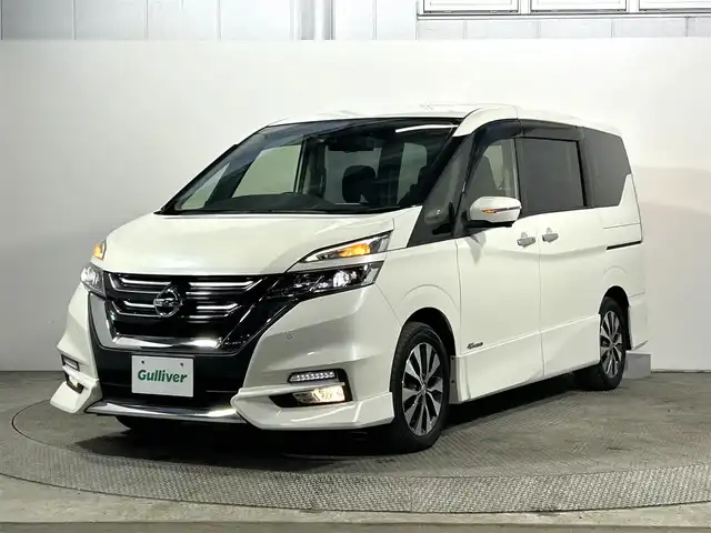 日産 セレナ ハイウェイスター Vセレクション 大阪府 2017(平29)年 6.1万km ブリリアントホワイトパール プロパイロット 純正ナビ(フルセグ/DVD再生/Blu-ray/Bluetooth) 衝突軽減 後席モニター 360カメラ ETC デジタルインナーミラー パークアシスト クリアランスソナー ドラレコ