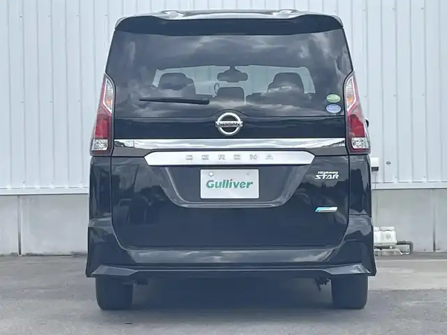 日産 セレナ ハイウェイスター 愛媛県 2017(平29)年 3.2万km ダイヤモンドブラック フリップダウンモニター/両側パワースライドドア/純正ナビ/CD/DVD/BD/BT/MSV/iPod/フルセグTV/ETC/バックカメラ/クルーズコントロール/LEDヘッドライト/オートライト/フォグランプ/純正フロアマット/純正16インチアルミホイール/盗難防止装置/衝突被害軽減システム/アイドリングストップ/3列シート/USB入力端子/プッシュスタート/スマートキー