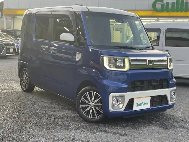 ダイハツ ウェイク G ターボ SA Ⅱ 神奈川県 2016(平28)年 6.4万km パールホワイトⅢ/ブルーマイカメタリック 2トーン ツートンカラー/社外ナビ/CD /DVD /SD /ラジオ/ワンセグ/ETC/両側パワースライドドア/リアロールシェード/オートリトラミラー/LEDヘッドライト/革巻きステアリング/ドアバイザー/社外14インチアルミ/Gターボ“SAII”/スマートアシストII/レーザーレーダー/単眼カメラ/ソナーセンサー/「衝突回避支援ブレーキ機能」/「衝突警報機能」/「車線逸脱警報機能」/横滑り防止/CVTミッション/スマートキー×2/新車時保証書/取扱説明書
