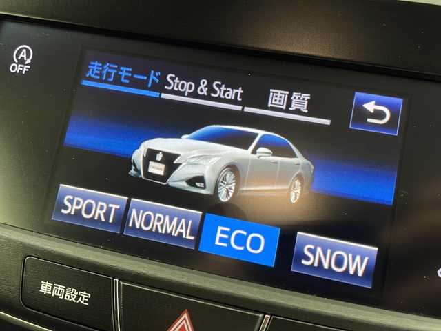 トヨタ クラウン アスリート S-T 宮城県 2015(平27)年 8万km ホワイトパールクリスタルシャイン 禁煙車/純正ナビ/クルーズコントロール/前席パワーシート/ビルトインETC/ドライブレコーダー（FR）/LEDヘッドライト/LEDフォグランプ/ステアリングスイッチ/ステアリングスイッチ/プッシュスタート/スマートキー/純正18インチアルミホイール/純正フロアマット