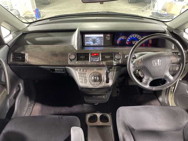 ホンダ エリシオン G Aero HDDナビ SP 福岡県 2009(平21)年 16.5万km プレミアムホワイトパール 左側パワースライドドア不良/純正HDDナビ/（ワンセグTV/CD/AM/FM）/バックモニター/フリップダウンモニター/ETC/HIDヘッドライト