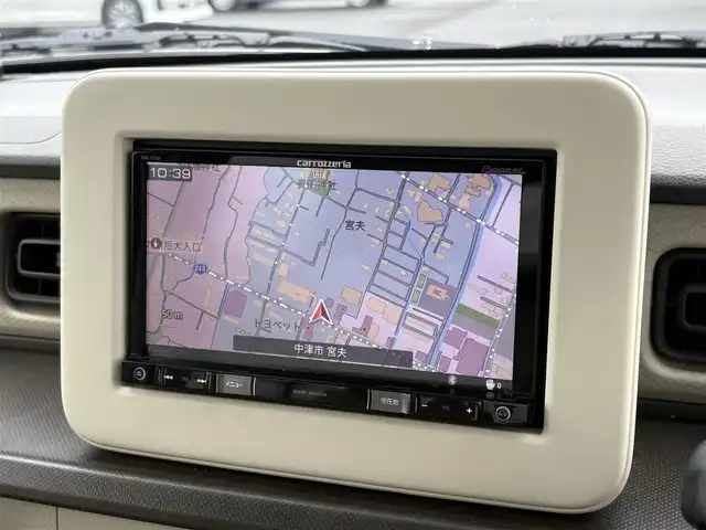 スズキ ラパン L 大分県 2017(平29)年 7.3万km アーバンブラウンパールメタリック ・ナビ(CD/DVD/SD/BT)/・ワンセグテレビ/・衝突被害軽減ブレーキ/・ETC/・ドライブレコーダー/・運転席シートヒーター/・スマートキー/・プッシュスタート/・フロアマット/・ドアバイザー/・電格ミラー/・アイドリングストップ