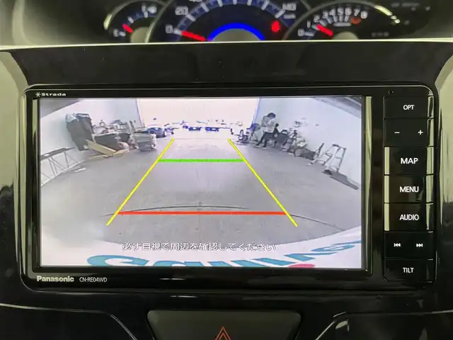 ダイハツ タント カスタム X トップED SA Ⅲ 富山県 2018(平30)年 2.8万km パールホワイトⅢ 純正ナビ（AM/FM/CD/DVD/BT）/フルセグTV/バックカメラ/社外AW付き冬タイヤ積込/片側パワースライドドア/衝突被害軽減ブレーキ/レーンキープアシスト/オートマチックハイビーム/LEDヘッドライト/コーナーセンサー/スマートキー/プッシュスタート/純正フロアマット/アイドリングストップ/ドアバイザー