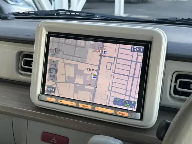 スズキ ラパン S 静岡県 2016(平28)年 8.8万km フレンチミントパールメタリック ディーラー純正ナビ/BT/CD/DVD/USB/SDミュージック/フルセグTV/ETC/スマートーキー/バックカメラ/純正フロアマット/シートヒーターD席/AC/プッシュスタート
