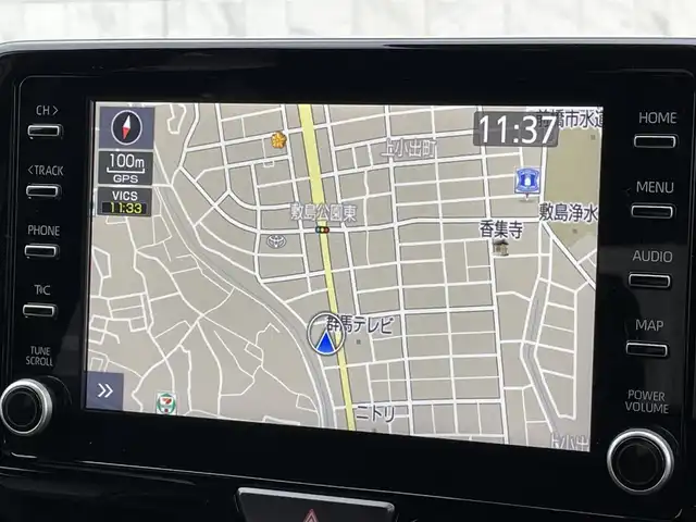 トヨタ ヤリス ハイブリッド G 群馬県 2022(令4)年 1.1万km アイスピンクメタリック トヨタセーフティセンス/・プリクラッシュセーフティ/・レーントレーシングアシスト/・クリアランスソナー/・パーキングサポートブレーキ/・ロードサインアシスト/・オートハイビーム/・レーダークルーズコントロール/純正8インチディスプレイオーディオ/　　Bluetooth/CD/DVD/    FM/AM/USB/    AppleCarPlay/AndroidAuto/バックカメラ/ステアリングスイッチ/純正フロアマット/スマートキー2本/前後ドライブレコーダー