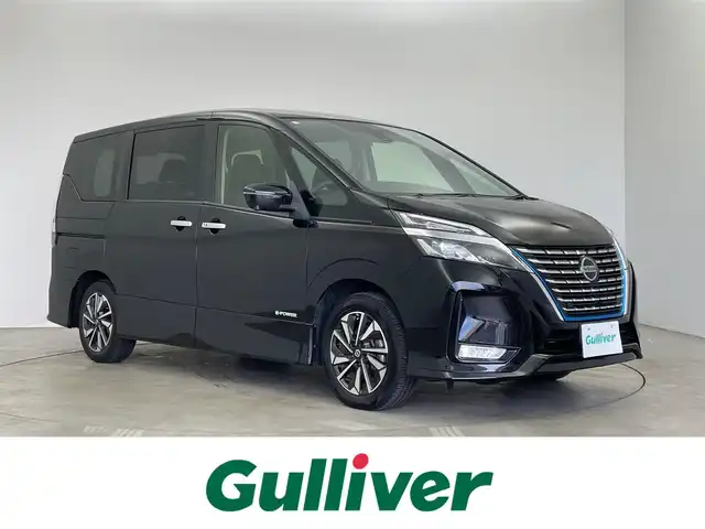 日産 セレナ e－パワー ハイウェイスター V 埼玉県 2020(令2)年 7.4万km ダイヤモンドブラック 純正ナビ　３６０度ビューモニター　ＢＳＭ　ＥＴＣ　スマートシティブレーキ　クルーズコントロール　純正アルミホイール　コーナーセンサー　スマートキー　オートライト　ＬＥＤヘッドライト　地デジフルセグ