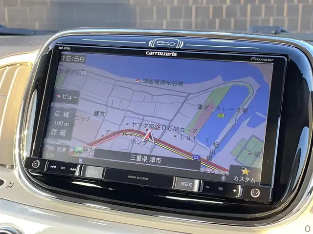 フィアット ５００ スーパーポップ 10thアニバーサリ 三重県 2017(平29)年 3.5万km ボサノバホワイト カロッツェリアナビ　/フルセグＴＶ　/ＥＴＣ　/社外１４インチアルミ　/ドライブレコーダー　/１０ｔｈ専用バッチ　/ＤＶＤ再生　/ＬＥＤデイライト　/ハロゲンヘッドライト　/Ｂｌｕｅｔｏｏｔｈ　/スペアキー　/取扱説明書