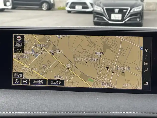 レクサス ＵＸ 250h バージョンC 滋賀県 2019(平31)年 6万km ソニックチタニウム 純正10型ナビ/（BT/CD/DVD/USB/Miracast/フルセグ）/バックカメラ/パワーシート/シートヒーター/ステアリングヒーター/ETC2.0/衝突被害軽減ブレーキ/レーダークルーズコントロール/オートハイビーム/クリアランスソナー/MT付AT/電子パーキング/オートホールド/LEDヘッドライト/電動テレスコチルト