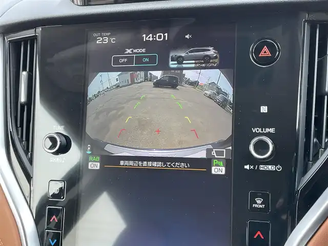 スバル アウトバック リミテッドEX 道央・札幌 2023(令5)年 2.8万km クリスタルブラックシリカ ４WD/ワンオーナー/ハーマンガードンサウンドシステム/純正メーカーナビ/AM/FM/BT/フルセグ/衝突被害軽減ブレーキ/横滑り防止装置/レーダークルーズコントロール/レーンキープアシスト/リヤパーキングセンサー/SRH/XMODE/SI-DRIVE/バック/サイド/フロントカメラ/ビルトインETC/ドライブレコーダー/アイドリングストップ/パワーバックドア/前席パワーシート/全席シートヒーター/前席エアシート/D席メモリーシート/オレンジ×ブラックレザーシート/革巻きステアリング/ステアリングリモコン/パドルシフト/ハンドルヒーター/電動格納ミラー/オートブレーキホールド/プッシュスタート/スマートキー/LEDヘッドライト/オートライト/フォグランプ/電動格納ミラー/ウィンカーミラー/純正フロアマット