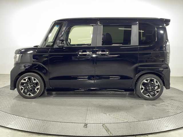 ホンダ Ｎ ＢＯＸ カスタム G L ターボ ホンダセンシング 広島県 2019(令1)年 4.8万km クリスタルブラックパール 社外ナビ/バックカメラ/両側パワースライドドア/ハーフレザーシート/パドルシフト/ホンダセンシング/・衝突軽減ブレーキ/・レーンキープアシスト/・オートハイビーム/・アダプティブクルーズコントロール/・誤発進抑制機能/LEDヘッドランプ/純正15インチAW/ETC