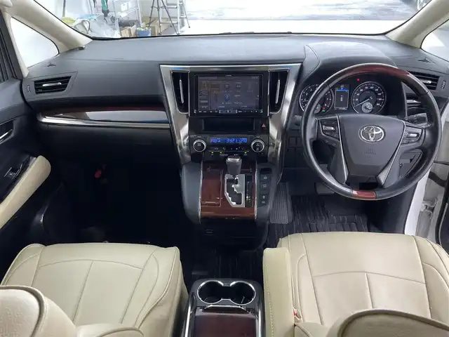 トヨタ ヴェルファイア V 愛知県 2016(平28)年 7.2万km ホワイトパールクリスタルシャイン ALPINEナビ/（CD/DVD/BT/フルセグ）/ALPINEフリップダウンモニター/モデリスタエアロ/モデリスタグリル/ETC/両側パワースライドドア/パーキングセンサー/運転席パワーシート/シートカバー/純正AW/ドアバイザー/社外フロアマット/フォグランプ