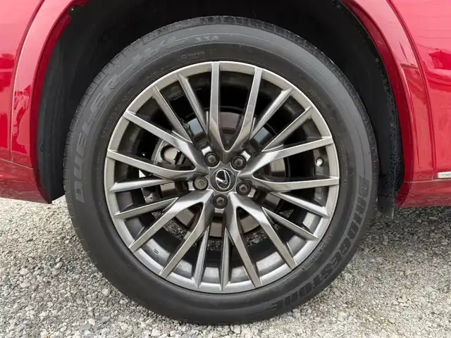 レクサス ＲＸ 450h Fスポーツ 香川県 2020(令2)年 5万km レッドマイカクリスタルシャイン 純正12.3型ナビ/　(Blu-ray/AppleCarPlay、AndroidAuto対応)/フルセグTV/パワーバックドア/パノラミックビューモニター/ビルトインETC2.0/ドライブレコーダー/レーダークルーズコントロール/クリアランスソナー/セーフティシステムプラス/・プリクラッシュセーフティ/・レーントレーシングアシスト/・オートマチックハイビーム/・ロードサインアシスト/・先行車発進告知機能/角型3眼LEDヘッドランプ/本革巻きステアリング/ステアリングヒーター/パドルシフト/フレアレッド革シート/前席スポーツシート/前席パワーシート/前席コンフォータブルエアシート/運転席ポジションメモリー/純正20インチアルミホイール/スマートエントリー/スタートシステム/禁煙車