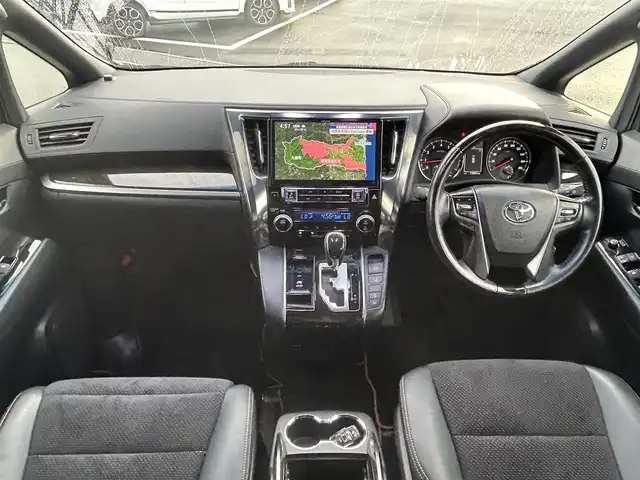 トヨタ アルファード S Aパッケージ タイプブラック 愛媛県 2016(平28)年 7.3万km ブラック ALPINEビックX11型ナビ/ALPINE9型ヘッドレストモニター×2/両側電動スライドドア/バックカメラ/クルーズコントロール/電動リアゲート/クリアランスソナー/AC100V/100Wコンセント/電格ミラー/電動パーキングブレーキ/ドアバイザー/ISOFIX/ETC/現状サマー(純正AW)(235/50/R18)/YOKOHAMA BluEarth RV-02