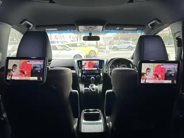 トヨタ アルファード S Aパッケージ タイプブラック 愛媛県 2016(平28)年 7.3万km ブラック ALPINEビックX11型ナビ/ALPINE9型ヘッドレストモニター×2/両側電動スライドドア/バックカメラ/クルーズコントロール/電動リアゲート/クリアランスソナー/AC100V/100Wコンセント/電格ミラー/電動パーキングブレーキ/ドアバイザー/ISOFIX/ETC/現状サマー(純正AW)(235/50/R18)/YOKOHAMA BluEarth RV-02