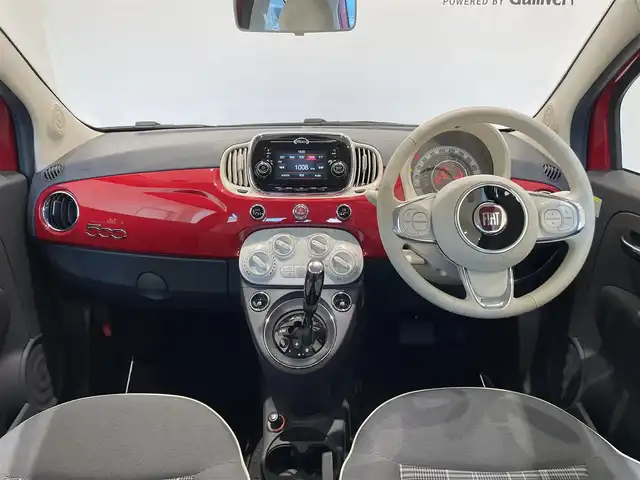 フィアット ５００ ツインエア ポップ 福岡県 2017(平29)年 1.9万km 赤 純正ディスプレイオーディオ　/Ｂｌｕｅｔｏｏｔｈ　/ＵＳＢ／ＡＵＸ　/ＭＴモード付ＡＴ　/ＥＴＣ　/リモコンキー