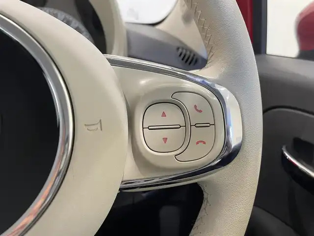 フィアット ５００ ツインエア ポップ 福岡県 2017(平29)年 1.9万km 赤 純正ディスプレイオーディオ　/Ｂｌｕｅｔｏｏｔｈ　/ＵＳＢ／ＡＵＸ　/ＭＴモード付ＡＴ　/ＥＴＣ　/リモコンキー