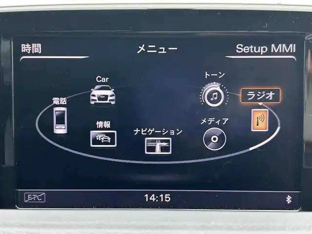 アウディ Ｑ３ Sラインコンペティション 滋賀県 2014(平26)年 8.3万km グレイシアホワイトメタリック ガソリン/4WD(F4)/7速AT/純正ナビ/（FM/AM/CD/DVD/フルセグ/Bluetooth）/ETC/バックカメラ/アイドリングストップ/電子パーキング/コーナーセンサー/パドルシフト/電動格納ミラー/ミラーヒーター/オートエアコン/オートライト/プッシュスタート/パワーウィンドウ/ドアバイザー/ルーフレール/純正マット