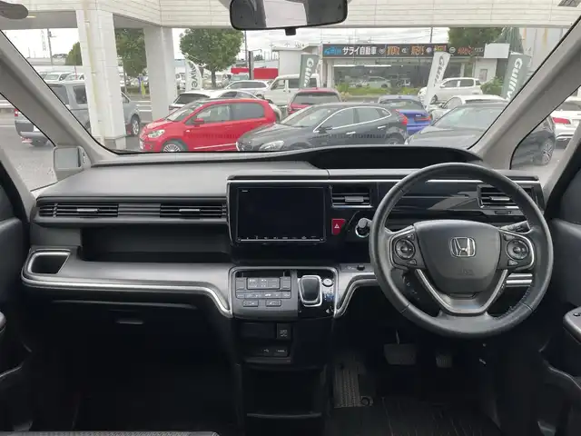 ホンダ ステップワゴン スパーダ eHEV G EXホンダS 埼玉県 2020(令2)年 10.7万km プレミアムスパークルブラックパール ・ワンオーナー/・純正ナビ（VXM-207VFNi)(CD/DVD/フルセグ/BT)/・バックカメラ/・両側パワースライドドア/・前席シートヒーター/・衝突軽減ブレーキシステム/・ETC2.0/・純正16インチアルミホイール/・ハーフレザーシート/・新車保証書