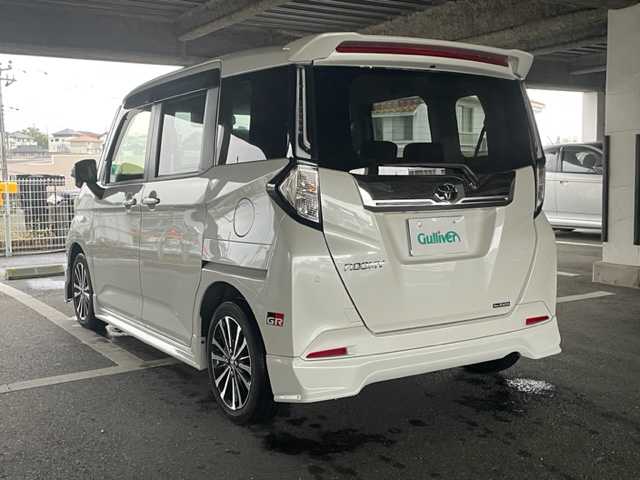トヨタ ルーミー カスタムG－T 茨城県 2024(令6)年 0.6万km パールホワイトⅢ ワンオーナー　/社外ディスプレイナビ　/-BT/TV/AM/FM/HDMI/両側パワースライドドア　/クルーズコントロール　/ＬＥＤライト　/オートライト　/フルエアロ　/衝突軽減システム　/横滑り防止装置　/盗難防止装置　/エアバックＷ　/アイドリングストップ