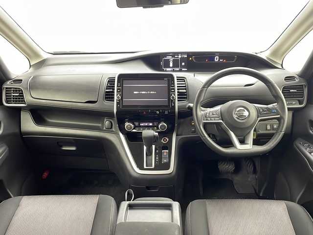 日産 セレナ ハイウェイスターVセレクションⅡ 愛知県 2018(平30)年 7万km ダイヤモンドブラック 純正９インチSDメモリナビ(MM517D-L)/・BT/USB/フルセグTV/CD/DVD/全方位・バックカメラ/carrozeriaフリップダウンモニター/両側パワースライドドア/日産プロパイロット/クリアランスソナー/インテリジェントパーキングアシスト/デジタルインナーミラー/前後ドライブレコーダー/低速衝突軽減ブレーキ/横滑り防止装置/アイドリングストップ/ビルトインETC/LEDヘッドライト/CLIFFORD搭載/純正アルミホイール/スペアキー×２/保証書・取扱説明書