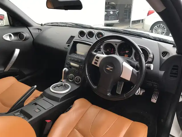 日産 フェアレディ Ｚ バージョンST 富山県 2004(平16)年 6.3万km ホワイトパール BOSEサウンド/カーオーディオ/レザーシート/パワーシート/シートヒーター/革巻きステアリング/リモコンキー/ETC/パワーウインドウ/純正18インチAW