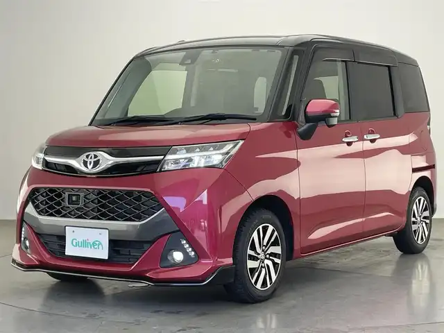 トヨタ タンク カスタムG S 愛知県 2018(平30)年 4.3万km ブラックマイカ/マゼンダベリーメタリック 純正９型ナビ　フルセグＴＶ　バックカメラ　両側パワースライドドア　前後ドラレコ　クルーズコントロール　スマアシII　衝突軽減　車線逸脱　クルコン　ＬＥＤオートライト　フォグ　Ｂｌｕｅｔｏｏｔｈ　TVキャンセラー　アイドリングストップ　禁煙車