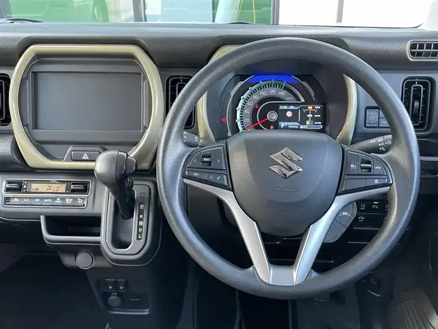 スズキ ハスラー HYBRID G 香川県 2024(令6)年 1.6万km ソフトベージュメタリック レーダークルーズコントロール/前席シートヒーター/純正LEDヘッドライト/オートライト/コーナーセンサー/衝突軽減装置/横滑り防止装置/レーンキープアシスト/オートエアコン/パワーウィンドウ/アイドリングストップ/シート下収納BOX/プッシュスタート/スマートキー
