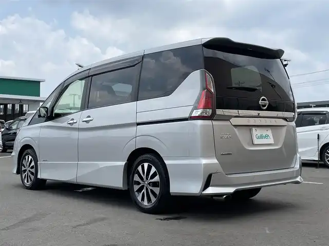 日産 セレナ ハイウェイスター G 東京都 2019(平31)年 2.2万km ブリリアントシルバー 純正ナビ/アラウンドビューモニター/エマージェンシーブレーキ/車線逸脱警報/ソナー/クルーズコントロール/ハンズフリーオートスライドドア/ＥＴＣ/ドライブレコーダー/ステアリングスイッチ