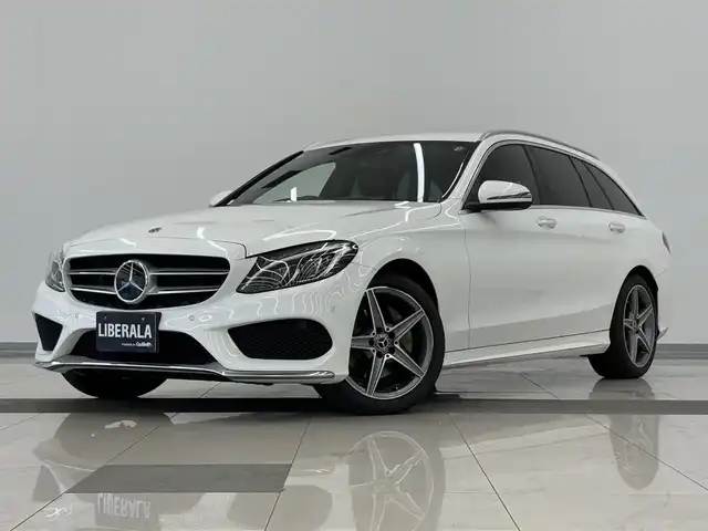 メルセデス・ベンツ Ｃ２００ 4マチック SW スポーツ 岡山県 2017(平29)年 6.5万km ポーラホワイト メルセデス純正COMMANDナビ/レーダーセーフティーパッケージ/パワーテールゲート/ARTICOレザーシート/インテリジェントライトシステム/HUD/Bluetooth/USB/フルセグTV/ESP/Pre-Safeブレーキ/ブラインドスポットアシスト/アテンションアシスト/レーンキープアシスト/オートワイパー/ドラレコ（F）