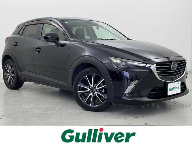 マツダ ＣＸ－３ XD プロアクティブ 宮城県 2017(平29)年 6.2万km ジェットブラックマイカ 禁煙車/i-Activesense/・車線逸脱警報/・スマートシティブレーキサポート/・マツダレーダークルーズコントロール/・ブラインドスポットモニター/・パーキングセンサー/ヘッドアップディスプレイ/マツダコネクトナビ/・BT.CD.DVD.USB.AUX/・フルセグTV/バックカメラ/ETC/ドライブレコーダー（F）/ハーフレザーシート/革巻きステアリング/パドルシフト/ステアリングスイッチ/プッシュスタート/スマートキー（2本）/純正18インチアルミホイール/アダプティブLEDヘッドライト/トノカバー/ドアバイザー/社外フロアマット/アイドリングストップ