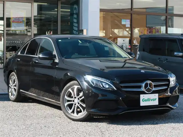 メルセデス・ベンツ Ｃ２００ アバンギャルド 千葉県 2016(平28)年 7.7万km オブシディアンブラック 純正ナビ　/フルセグＴＶ/Ｂｌｕｅｔｏｏｔｈ/バックカメラ/ドライブレコーダー/ハーフレザー /前席シートヒーター/ＥＴＣ２．０/ＬＥＤヘッドライト/クルコン　/パドルシフト/純正１７インチＡＷ/取説/保証書