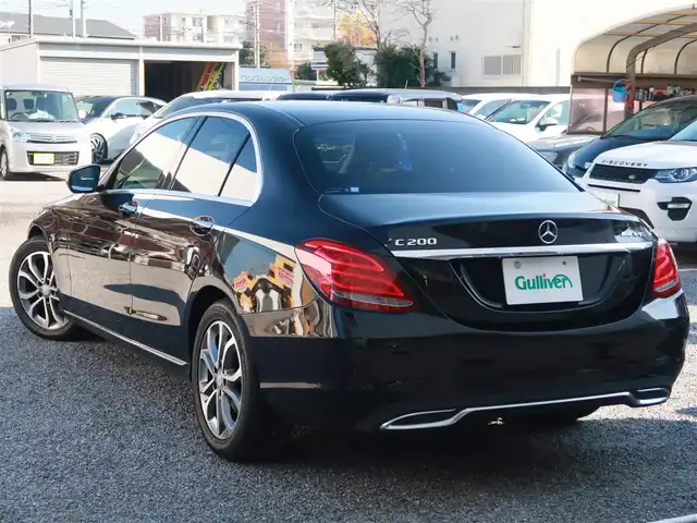 メルセデス・ベンツ Ｃ２００ アバンギャルド 千葉県 2016(平28)年 7.7万km オブシディアンブラック 純正ナビ　/フルセグＴＶ/Ｂｌｕｅｔｏｏｔｈ/バックカメラ/ドライブレコーダー/ハーフレザー /前席シートヒーター/ＥＴＣ２．０/ＬＥＤヘッドライト/クルコン　/パドルシフト/純正１７インチＡＷ/取説/保証書