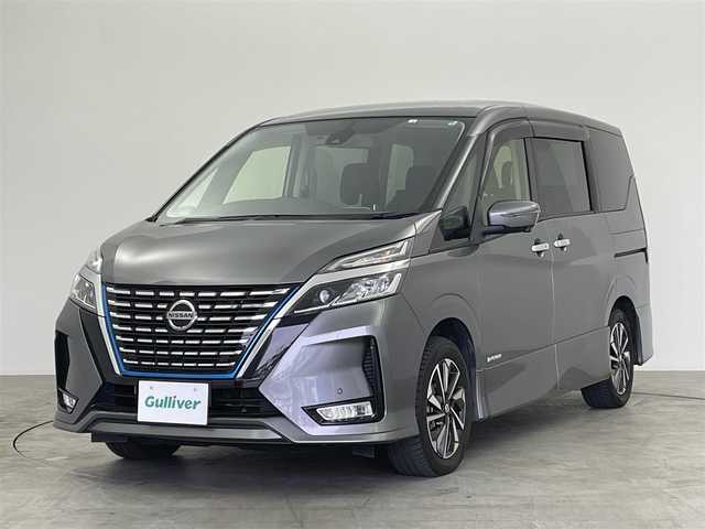 日産 セレナ e－パワー ハイウェイスター V 群馬県 2020(令2)年 4万km ダークメタルグレー 純正１０インチナビ　プロパイロット　パーキングアシスト　ブラインドスポットモニター　アラウンドビューモニター　レーンキープアシスト　シートヒーター　エマージェンシーブレーキ　ステアリングヒーター