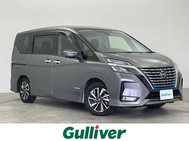 日産 セレナ e－パワー ハイウェイスター V 群馬県 2020(令2)年 4万km ダークメタルグレー 純正１０インチナビ　プロパイロット　パーキングアシスト　ブラインドスポットモニター　アラウンドビューモニター　レーンキープアシスト　シートヒーター　エマージェンシーブレーキ　ステアリングヒーター