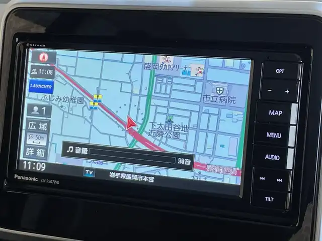 スズキ スペーシア カスタム HYBRID XS 岩手県 2021(令3)年 0.6万km ブルーイッシュブラックパール3 ワンオーナー/４WD/両側パワースライドドア/スズキセーフティサポート/デュアルカメラブレーキサポート/アダプティブクルーズコントロール/ハイビームアシスト/横滑り防止装置/アイドリングストップ/リヤパーキングセンサー/車線逸脱警報/シートヒーター/社外ナビ/フルセグTV/バックカメラ/ETC/ロールサンシェード/シートバックテーブル/LEDヘッドライト/純正15インチアルミホイール