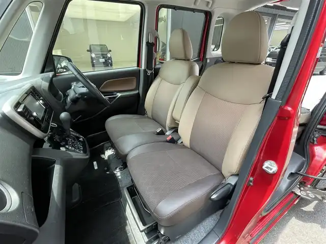 日産 デイズ ルークス HWS X Vセレクション 滋賀県 2018(平30)年 2.9万km スパークリングレッドM 禁煙車/純正ナビ（MM517D-W)/（CD/DVD/SD/BT/USB/フルセグTV）/エマージェンシーブレーキ/車線逸脱警報/オートマチックハイビーム/アラウンドビューモニター/ETC/前後ドライブレコーダー（ZDR055）/ハーフレザーシート/両側パワースライドドア/後席テーブル/プッシュスタート/インテリジェントキー×２/オーバーヘッドコンソール/ナノイー付リアシーリングファン/LEDヘッドランプ/フロアマット/純正15インチAW