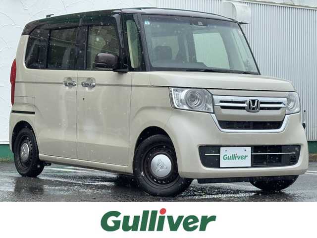 ホンダ Ｎ ＢＯＸ L ターボ 徳島県 2021(令3)年 2.3万km プレミアムアイボリーパールⅡ 純正8インチナビ　VXU-217NBi/AM/FM/Bluetooth/DISC/USB/TV/SD/iPod/バックカメラ/両側電動スライドドア/ビルトインETC/追従式クルーズコントロール/ドライブレコーダー/コーナーセンサー/純正フロアマット/シートヒーター/オートマッチクハイビーム/ドアバイザー/パドルシフト/スマートキー/プッシュスタート/オートライト