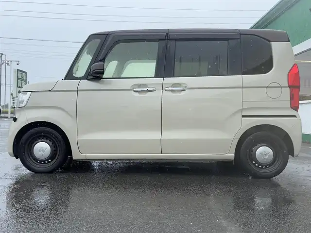 ホンダ Ｎ ＢＯＸ L ターボ 徳島県 2021(令3)年 2.3万km プレミアムアイボリーパールⅡ 純正8インチナビ　VXU-217NBi/AM/FM/Bluetooth/DISC/USB/TV/SD/iPod/バックカメラ/両側電動スライドドア/ビルトインETC/追従式クルーズコントロール/ドライブレコーダー/コーナーセンサー/純正フロアマット/シートヒーター/オートマッチクハイビーム/ドアバイザー/パドルシフト/スマートキー/プッシュスタート/オートライト