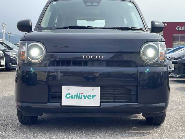 ダイハツ ミラ トコット L SA Ⅲ 福島県 2019(平31)年 2.7万km ブラックマイカメタリック 4WD/純正オーディオ/Bluetooth/USB/CD/衝突軽減ブレーキ/コーナーセンサー/オートハイビーム/横滑り防止装置/社外アルミホイール/リモコンキー/純正フロアマット/純正ドアバイザー