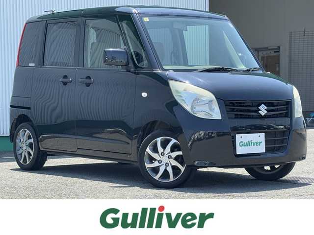 スズキ パレット X 徳島県 2012(平24)年 12.4万km ブルーイッシュブラックパール3 社外ナビ　MDV-323/バックカメラ/片側パワースライドドア/ワンセグTV走行中視聴可/ベンチシート/社外フロアマット/プッシュスタート/スペアキー/ハロゲンヘッドライト