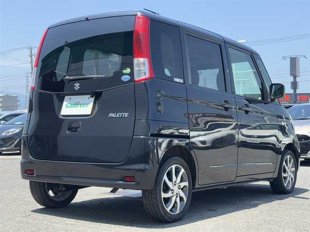 スズキ パレット X 徳島県 2012(平24)年 12.4万km ブルーイッシュブラックパール3 社外ナビ　MDV-323/バックカメラ/片側パワースライドドア/ワンセグTV走行中視聴可/ベンチシート/社外フロアマット/プッシュスタート/スペアキー/ハロゲンヘッドライト