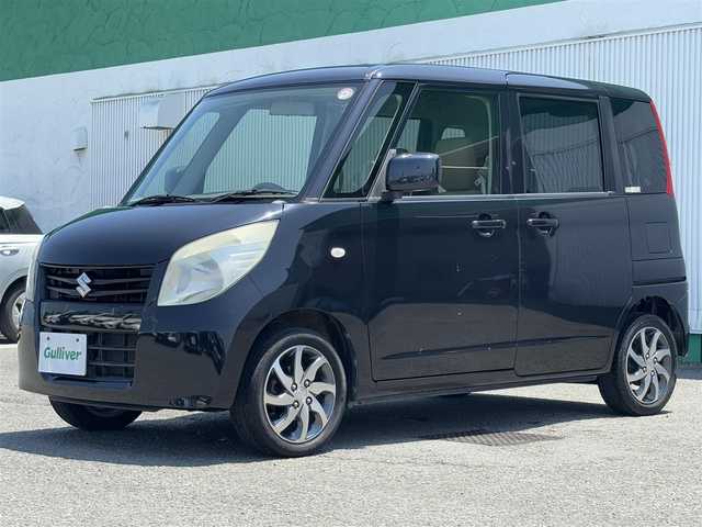 スズキ パレット X 徳島県 2012(平24)年 12.4万km ブルーイッシュブラックパール3 社外ナビ　MDV-323/バックカメラ/片側パワースライドドア/ワンセグTV走行中視聴可/ベンチシート/社外フロアマット/プッシュスタート/スペアキー/ハロゲンヘッドライト