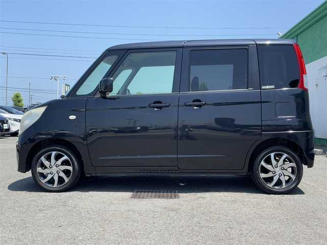スズキ パレット X 徳島県 2012(平24)年 12.4万km ブルーイッシュブラックパール3 社外ナビ　MDV-323/バックカメラ/片側パワースライドドア/ワンセグTV走行中視聴可/ベンチシート/社外フロアマット/プッシュスタート/スペアキー/ハロゲンヘッドライト