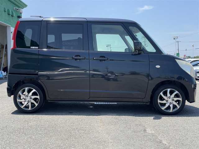スズキ パレット X 徳島県 2012(平24)年 12.4万km ブルーイッシュブラックパール3 社外ナビ　MDV-323/バックカメラ/片側パワースライドドア/ワンセグTV走行中視聴可/ベンチシート/社外フロアマット/プッシュスタート/スペアキー/ハロゲンヘッドライト