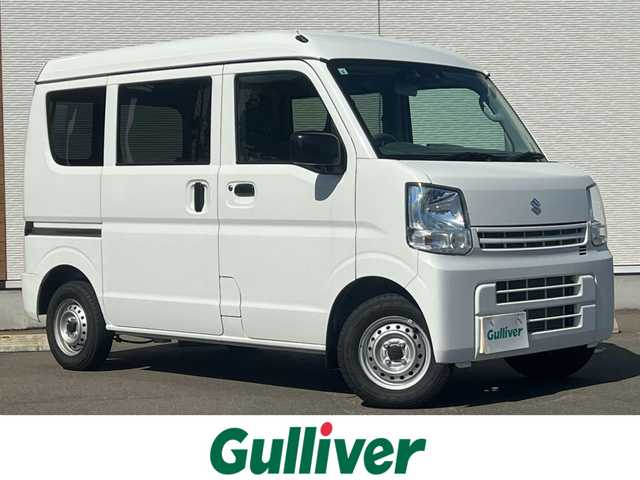 スズキ エブリイ PA 秋田県 2024(令6)年 2.3万km スペリアホワイト ４WD/禁煙車/スズキセーフティサポート/衝突被害軽減ブレーキデュアルカメラブレーキサポート/純正ラジオ付き時計パネル（AM/FM）/スズキ純正12インチアルミ（夏タイヤ装着）/アイドリングストップ/コーナーセンサー/レーンキープアシスト/オートマチックハイビーム/オートライト/パワーステアリング/ヘッドライトレベライザー/横滑り防止/寒冷地仕様/保証書/取扱説明書/記録簿/スペアキー1本有