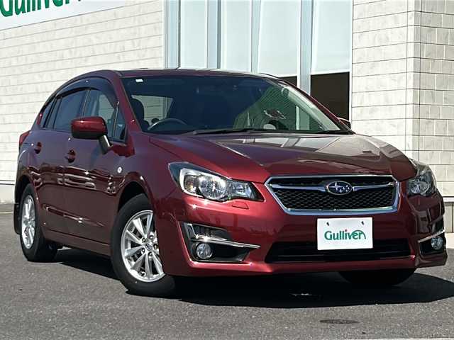 スバル インプレッサ スポーツ 1．6i－L 香川県 2014(平26)年 6.9万km ヴェネチアンレッドパール 社外7インチナビ/フルセグテレビ/CD/DVD再生機能/ドライブレコーダー/HIDヘッドライト/スマートキー