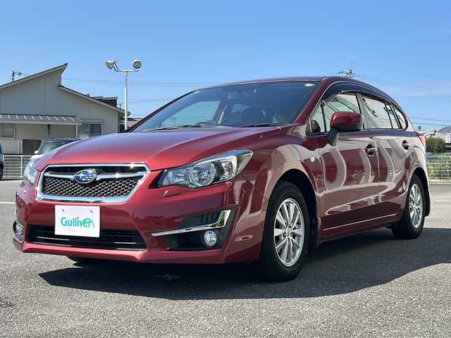 スバル インプレッサ スポーツ 1．6i－L 香川県 2014(平26)年 6.9万km ヴェネチアンレッドパール 社外7インチナビ/フルセグテレビ/CD/DVD再生機能/ドライブレコーダー/HIDヘッドライト/スマートキー