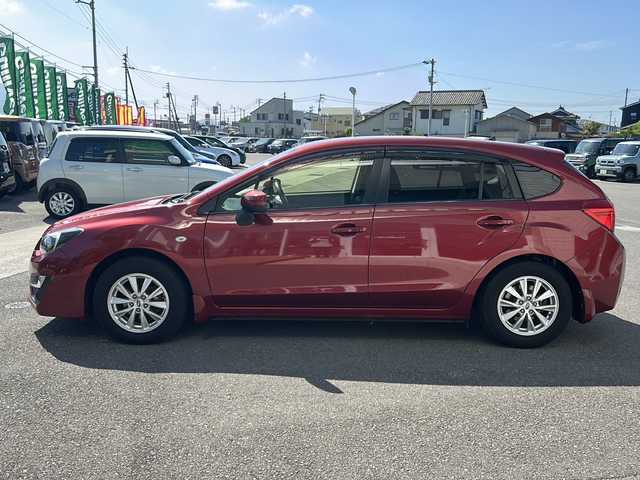 スバル インプレッサ スポーツ 1．6i－L 香川県 2014(平26)年 6.9万km ヴェネチアンレッドパール 社外7インチナビ/フルセグテレビ/CD/DVD再生機能/ドライブレコーダー/HIDヘッドライト/スマートキー