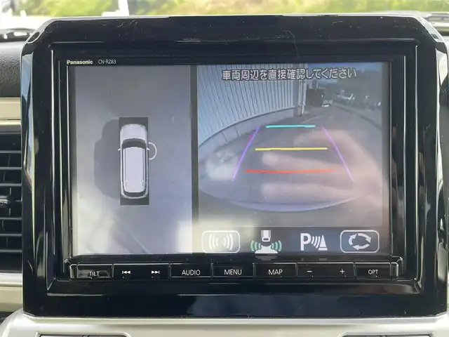 スズキ クロスビー HYBRID MZ 富山県 2018(平30)年 3.2万km ラッシュイエローメタリック/ブラック2トーンルーフ ワンオーナー／/アラウンドビューモニター／/純正８インチナビ／/フルセグＴＶ／/Ｂｌｕｅｔｏｏｔｈ／/ＤＶＤ再生／/運転席助手席シートヒーター／/ＬＥＤオートライト／/コーナーセンサー／/ビルトインＥＴＣ／/クルーズコントロール